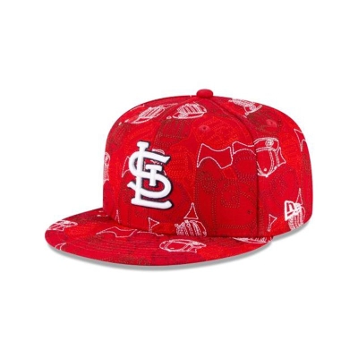 Sapca New Era St. Louis Cardinals MLB Chaos 59FIFTY Fitted - Rosii